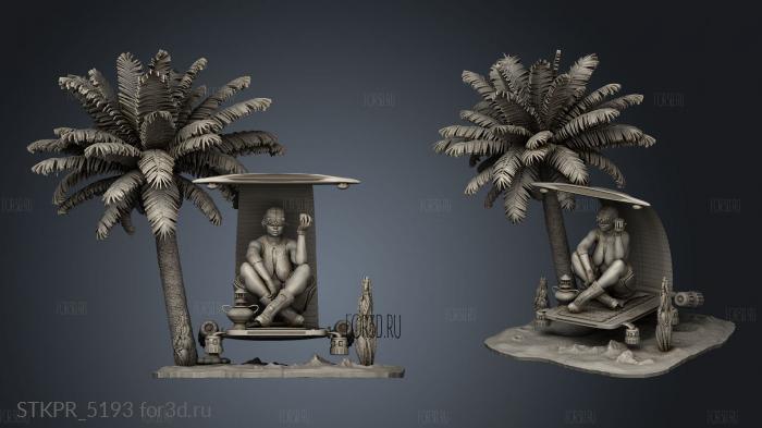 Mistress the Oasis 3d stl for CNC