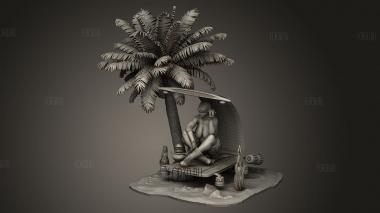 Хозяйка Оазиса 3d stl модель для ЧПУ