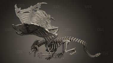 МОД череп дракона нежить 3d stl модель для ЧПУ