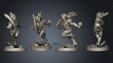 Modular Thieves Guild Adept Thief cowler stl model for CNC