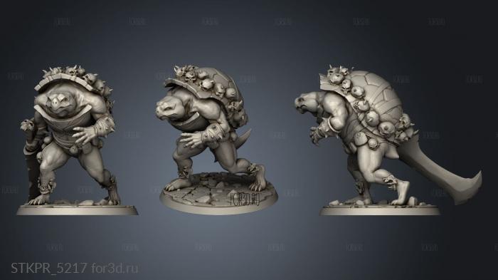 Monster Hunters Kurgh 3d stl for CNC