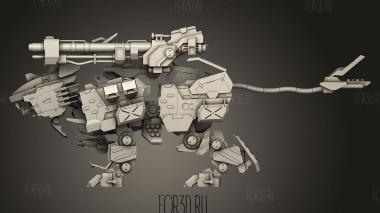 Liger Zero Panzer Красный 3d stl модель для ЧПУ