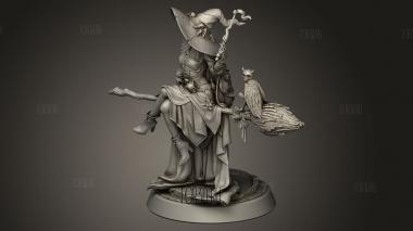 Колдунья Морган и Шроди 3d stl модель для ЧПУ
