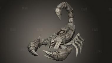 Скорпион 3d stl модель для ЧПУ