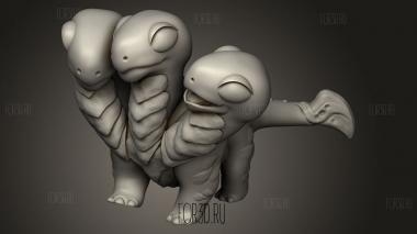 Гидра 3d stl модель для ЧПУ
