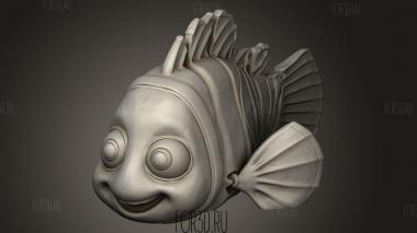 Немо Марлин 3d stl модель для ЧПУ