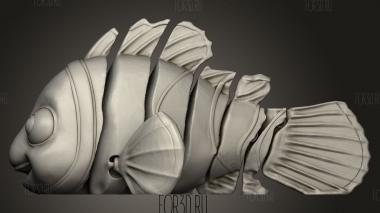 Немо Марлин 3d stl модель для ЧПУ