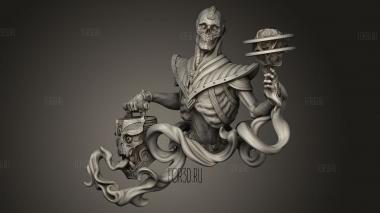 Технологический Лич Ядерной Пустоши 3d stl модель для ЧПУ