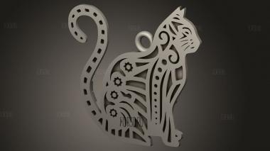 Льяверо гато 3d stl модель для ЧПУ