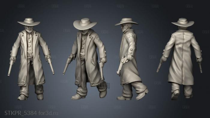 Omnioji Cowboy 3d stl for CNC