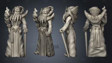 Omnioji Illithid SF stl model for CNC