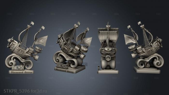 One Thousand Sunny able forest 3d stl for CNC