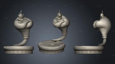 Arabian Princess Jasmine Disney Genius hole stl model for CNC