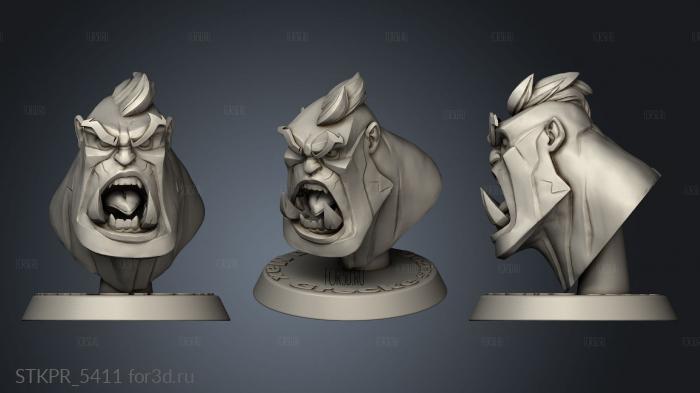 Orc 3d stl for CNC