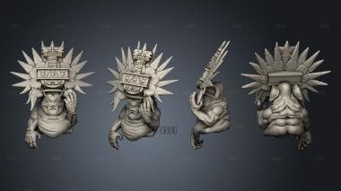 Orc King Magic Chef Magicchief stl model for CNC