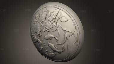 Крышка Восточной Шкатулки 3d stl модель для ЧПУ
