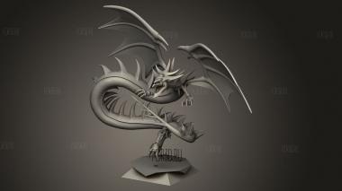 Осирис Слайфер-Небесный Дракон 3d stl модель для ЧПУ