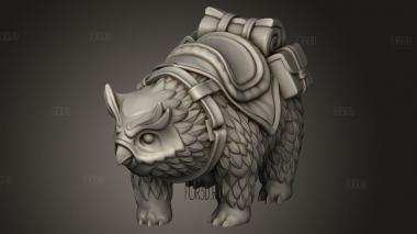Количество Совят 3d stl модель для ЧПУ