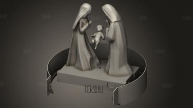 Ясли с подсветкой 3d stl модель для ЧПУ