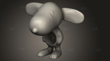 Домашние животные Снупи Кольмейя фурос 3d stl модель для ЧПУ