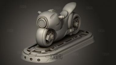 Миниатюры Ученика Кибербайка 3d stl модель для ЧПУ