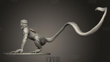 Язык-Обитель Зла-лизоблюд 3d stl модель для ЧПУ