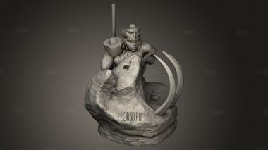 Мошенник 3d stl модель для ЧПУ