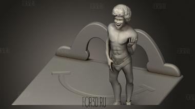Рональд 3d stl модель для ЧПУ