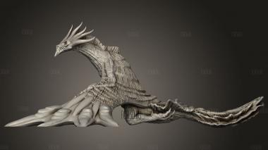 Астральный Дракон 3d stl модель для ЧПУ