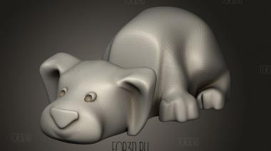 Клеточные инфантилы собаки перрито 3d stl модель для ЧПУ