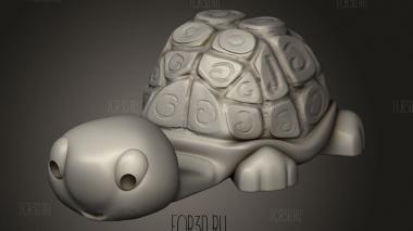 Клеточная инфантильная Черепаха 3d stl модель для ЧПУ