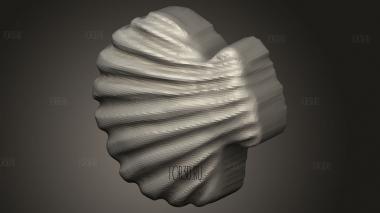 Морской гребешок 3d stl модель для ЧПУ