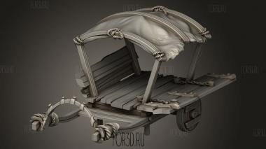 КАРЛИКОВАЯ Повозка со СВЯЩЕННЫМ РЕЛИКВАРИЕМ 3d stl модель для ЧПУ