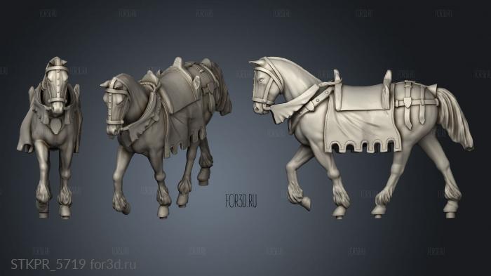 SACRED RELIQUARY THIN HORSE 3d stl for CNC