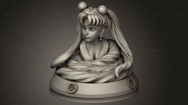 Сейлормун 3d stl модель для ЧПУ