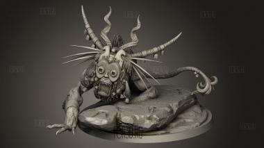 Демон Саванны 3d stl модель для ЧПУ