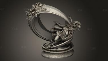 Статуя Алой Ведьмы 3d stl модель для ЧПУ