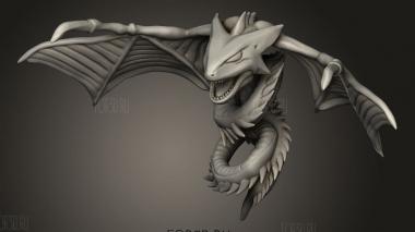 Шенрон 3d stl модель для ЧПУ