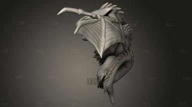 Шенрон 3d stl модель для ЧПУ