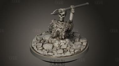 Воины-Скелеты 3d stl модель для ЧПУ