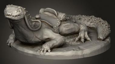 НЕБЕСНЫЕ КОРОЛЕВСТВА Пещерных Ящериц и Верховых Ящериц 3d stl модель для ЧПУ