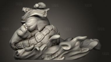 Торт для катания на санях 3d stl модель для ЧПУ