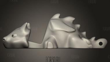 Подставка Для смартфона dragoncito 3d stl модель для ЧПУ
