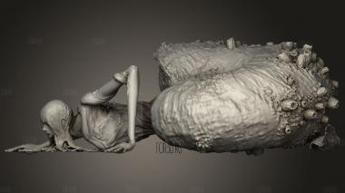 Улитка способна 3d stl модель для ЧПУ