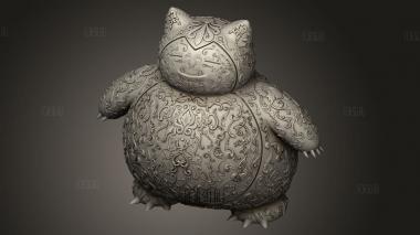 Снорлакс Наментал 3d stl модель для ЧПУ