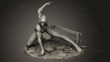 Паучиха Гвен 3d stl модель для ЧПУ