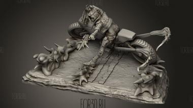 Спитфайр Джен Бронзовый Байкер 3d stl модель для ЧПУ