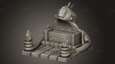 Алтарь Глубокого Ужаса ГЛУБОКОЕ ЧЕРНОЕ ОЗЕРО 3d stl модель для ЧПУ