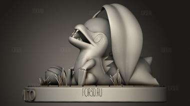Начинающие покемоны из регионов Pokemon 3d stl модель для ЧПУ