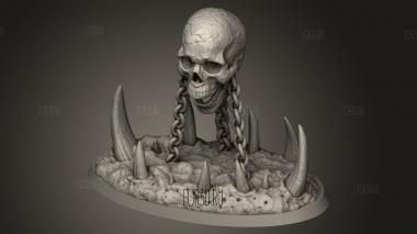 Столешница Легенды царствуют в крови TTL Овальная 3d stl модель для ЧПУ